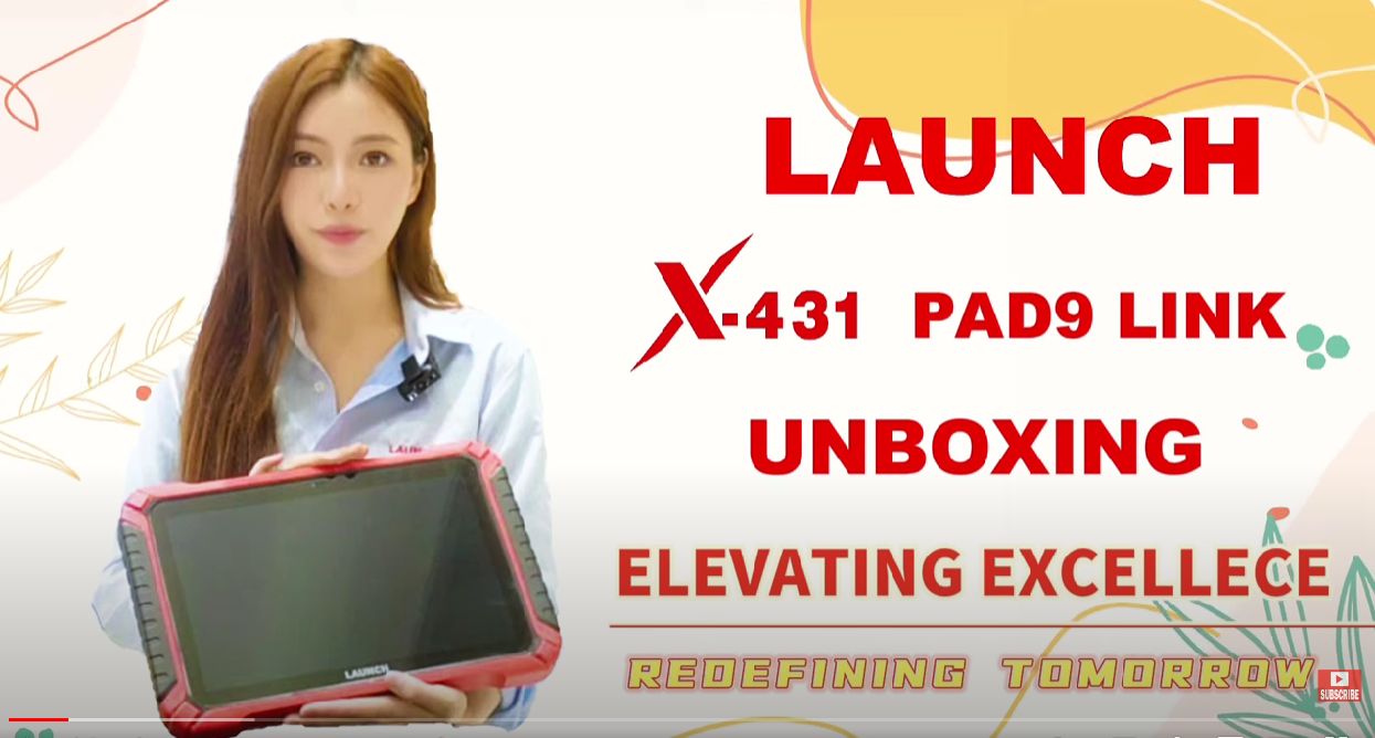 LAUNCH X431 PAD Ⅸ LINK（パッドナインリンク）開梱動画