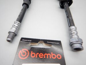 brembo製 フィアット パンダ 141 フロントブレーキホース 左右 1台分セット